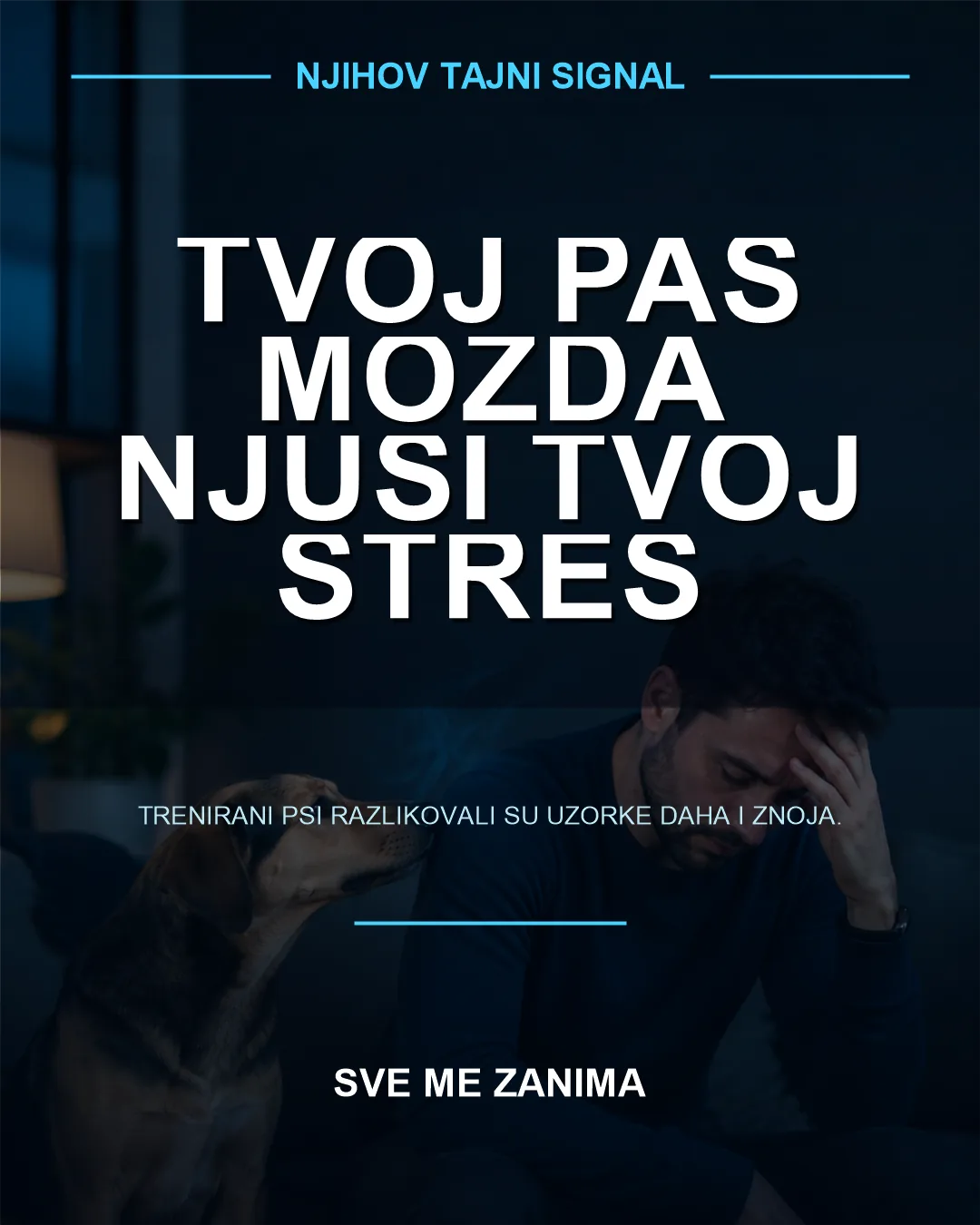 Tvoj pas možda njuši tvoj stres